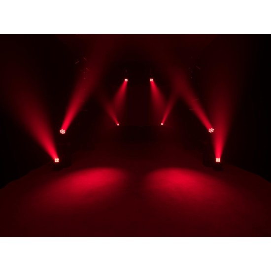 EUROLITE LED TMH-W63 Zoom Wash Testa Mobile RGBW 4in1 con Effetti Luce DMX