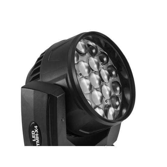 EUROLITE LED TMH-X4 Testa Mobile Wash Zoom RGBW 19x15W per Effetti Luce Professionali