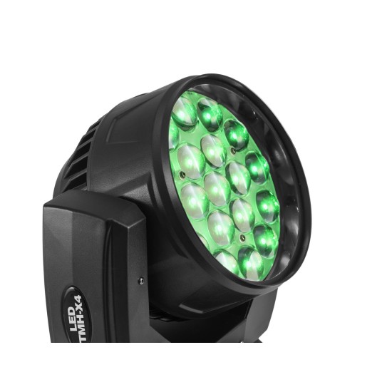 EUROLITE LED TMH-X4 Testa Mobile Wash Zoom RGBW 19x15W per Effetti Luce Professionali