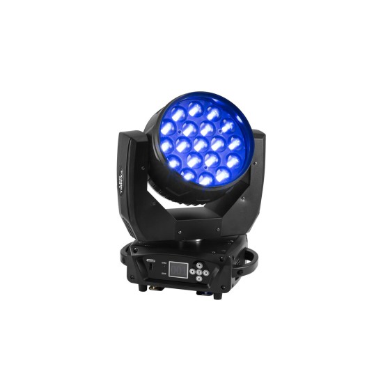 EUROLITE LED TMH-X4 Testa Mobile Wash Zoom RGBW 19x15W per Effetti Luce Professionali