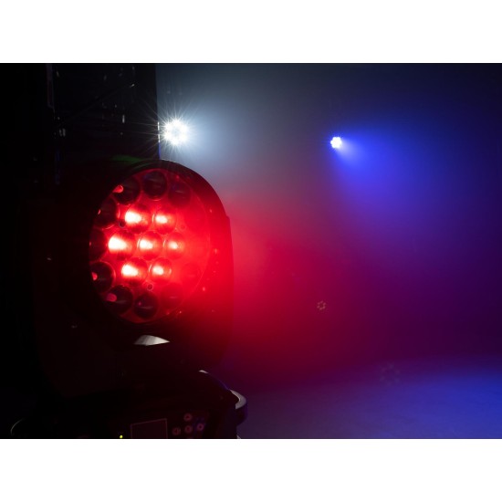 EUROLITE LED TMH-X4 Testa Mobile Wash Zoom RGBW 19x15W per Effetti Luce Professionali