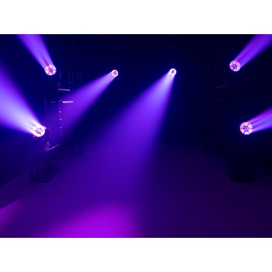 EUROLITE LED TMH-X4 Testa Mobile Wash Zoom RGBW 19x15W per Effetti Luce Professionali