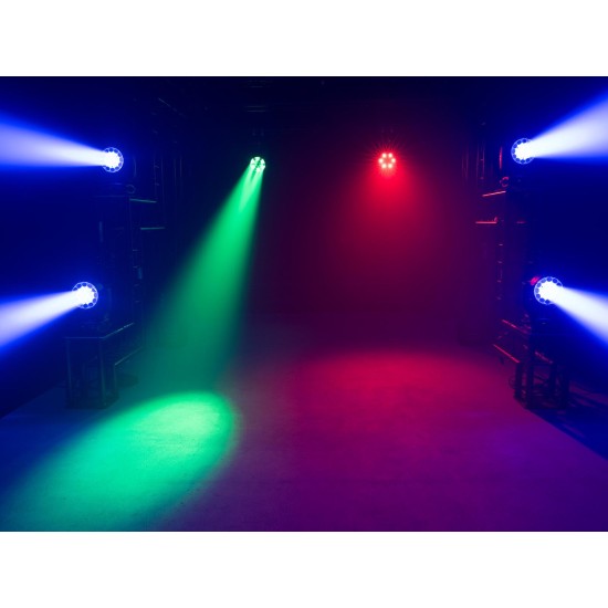 EUROLITE LED TMH-X4 Testa Mobile Wash Zoom RGBW 19x15W per Effetti Luce Professionali