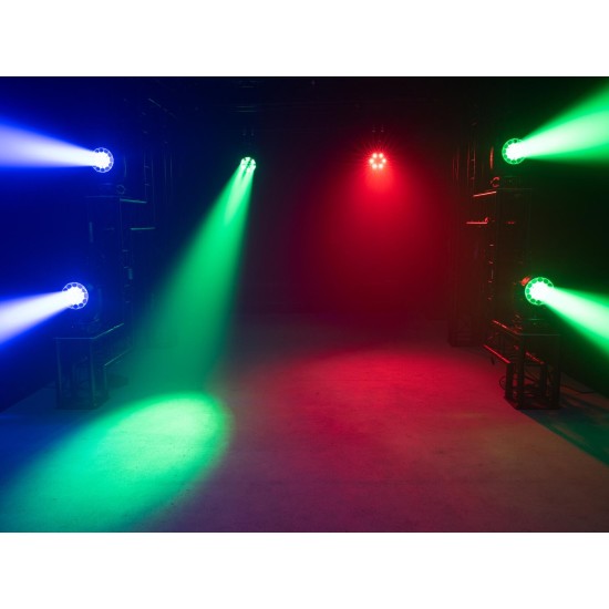 EUROLITE LED TMH-X4 Testa Mobile Wash Zoom RGBW 19x15W per Effetti Luce Professionali