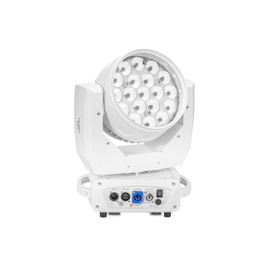 Testa Mobile Eurolite LED TMH-X4 con Zoom Wash, 19 LED RGBW 15W, Bianco