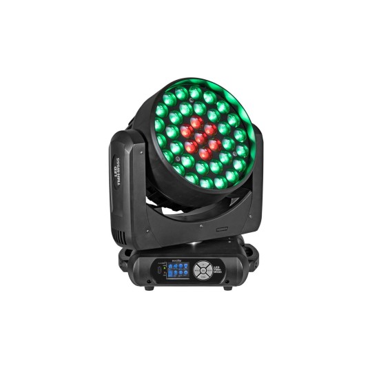 EUROLITE LED TMH-W555: Testa Mobile Wash Zoom RGBW con 37 LED per Effetti Scenografici