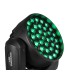 EUROLITE LED TMH-W555: Testa Mobile Wash Zoom RGBW con 37 LED per Effetti Scenografici