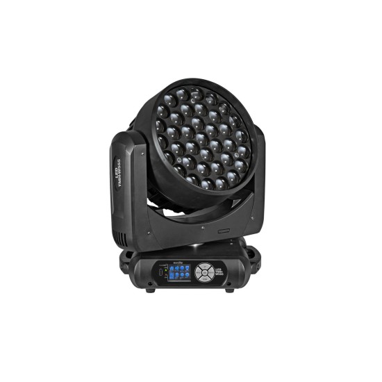 EUROLITE LED TMH-W555: Testa Mobile Wash Zoom RGBW con 37 LED per Effetti Scenografici