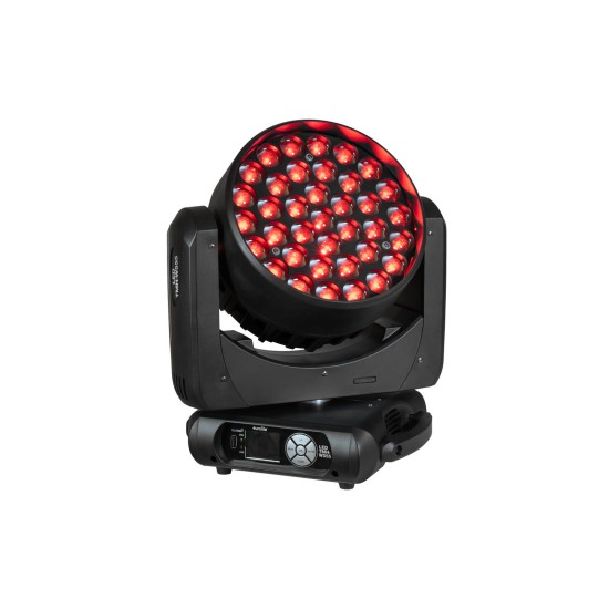 EUROLITE LED TMH-W555: Testa Mobile Wash Zoom RGBW con 37 LED per Effetti Scenografici