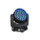 EUROLITE LED TMH-W555: Testa Mobile Wash Zoom RGBW con 37 LED per Effetti Scenografici