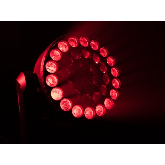 EUROLITE LED TMH-W555: Testa Mobile Wash Zoom RGBW con 37 LED per Effetti Scenografici