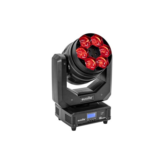 EUROLITE LED TMH-H240: Testa Mobile 3in1 Beam/Wash/Flower con Effetto Luce DMX