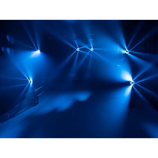 EUROLITE LED TMH-H240: Testa Mobile 3in1 Beam/Wash/Flower con Effetto Luce DMX