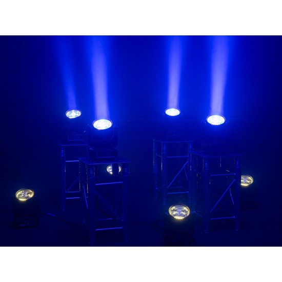 EUROLITE TMH-W120 Hypno Moving Head Wash LED 120W RGB/WW con Effetto Hypno e DMX