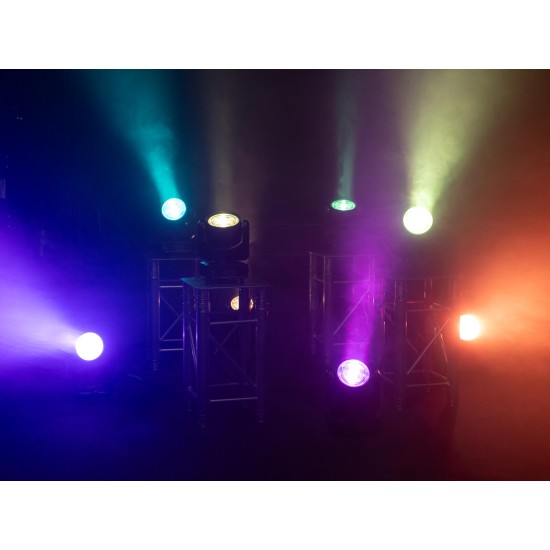 EUROLITE TMH-W120 Hypno Moving Head Wash LED 120W RGB/WW con Effetto Hypno e DMX