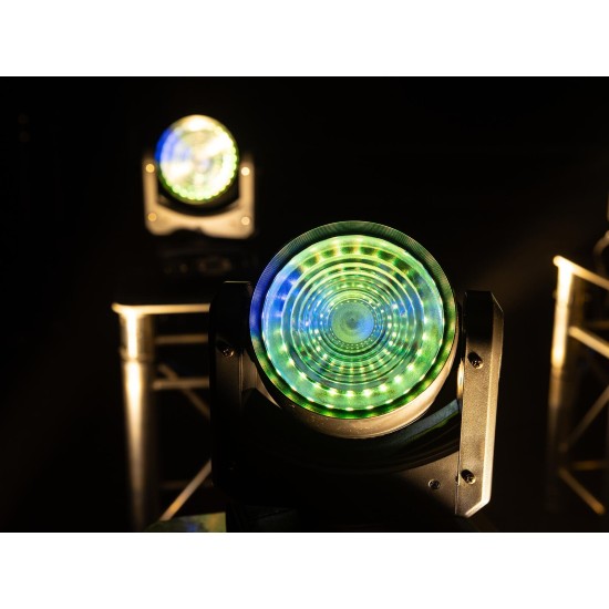 EUROLITE TMH-W120 Hypno Moving Head Wash LED 120W RGB/WW con Effetto Hypno e DMX