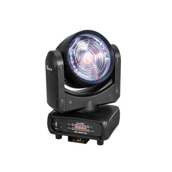 EUROLITE TMH-W120 Hypno Moving Head Wash LED 120W RGB/WW con Effetto Hypno e DMX