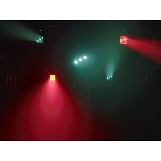 EUROLITE LED TMH-W375: Testa Mobile Matrix RGBW con Zoom e Effetti Luminosi