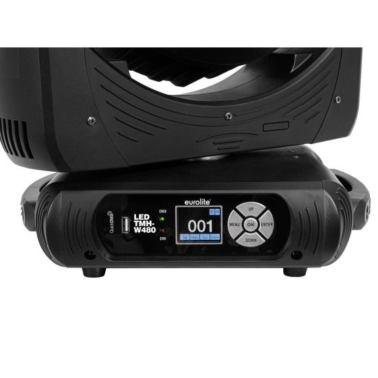 Testa Mobile Eurolite LED TMH-W480 con Zoom e Controllo Pixel - Illuminazione Scenografica