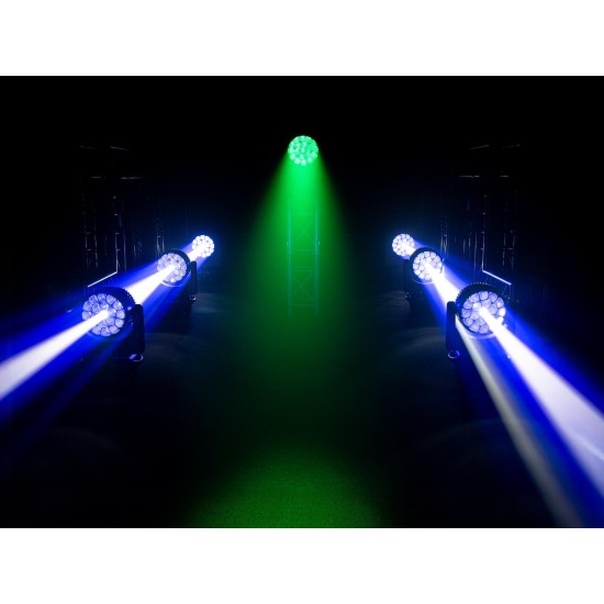 EUROLITE LED IP TMH-H760: Proiettore LED da Palco per Effetti Luce DMX, Wash e Flower