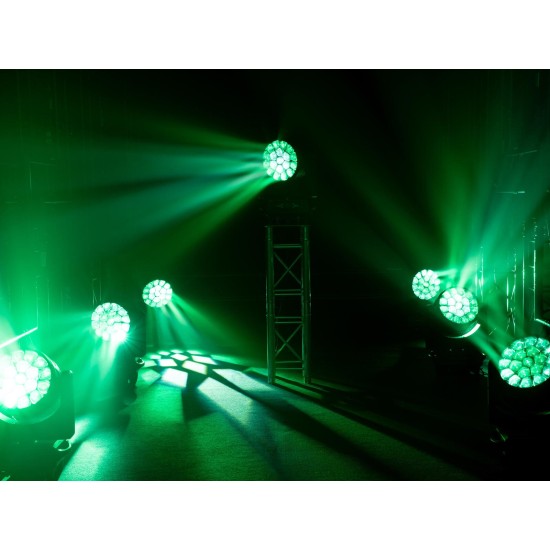 EUROLITE LED IP TMH-H760: Proiettore LED da Palco per Effetti Luce DMX, Wash e Flower