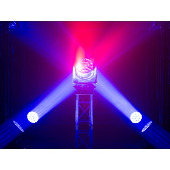 EUROLITE LED IP TMH-H760: Proiettore LED da Palco per Effetti Luce DMX, Wash e Flower