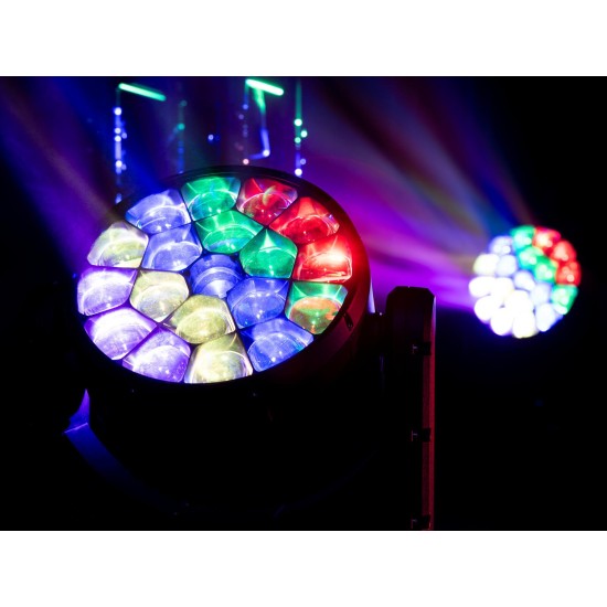 EUROLITE LED IP TMH-H760: Proiettore LED da Palco per Effetti Luce DMX, Wash e Flower