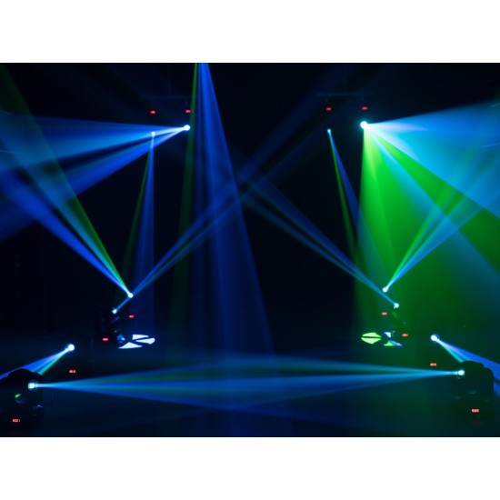 EUROLITE LED TMH-S30: Faro a Testa Mobile Professionale con 30W LED e Gobo Rotanti