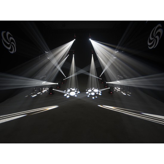 EUROLITE LED TMH-S30: Faro a Testa Mobile Professionale con 30W LED e Gobo Rotanti