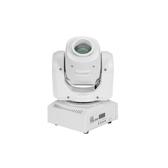 EUROLITE Spot a Testa Mobile LED TMH-S60 Bianco - Illuminazione Professionale DMX con Gobo e Ruota Colori