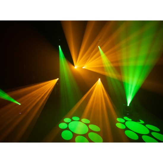 EUROLITE LED TMH-H90: Proiettore LED Spot/Wash ibrido COB per Illuminazione Scenografica