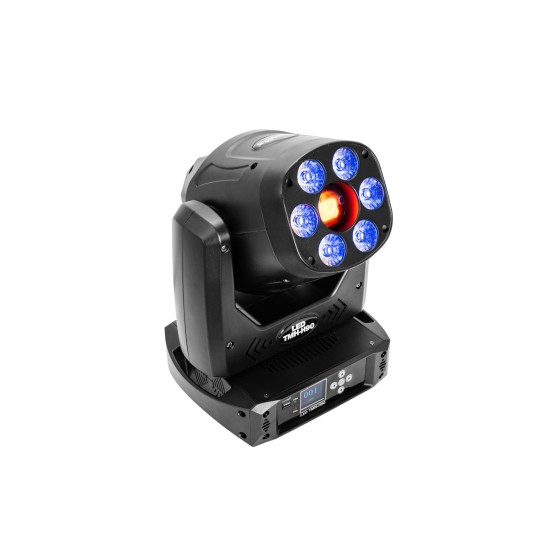 EUROLITE LED TMH-H90: Proiettore LED Spot/Wash ibrido COB per Illuminazione Scenografica