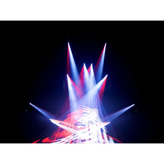 EUROLITE LED TMH-H90: Proiettore LED Spot/Wash ibrido COB per Illuminazione Scenografica