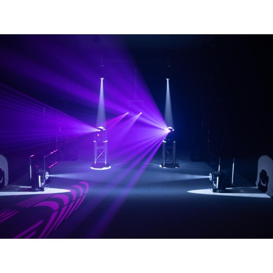 EUROLITE LED TMH-H90: Proiettore LED Spot/Wash ibrido COB per Illuminazione Scenografica