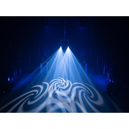 EUROLITE LED TMH-H90: Proiettore LED Spot/Wash ibrido COB per Illuminazione Scenografica