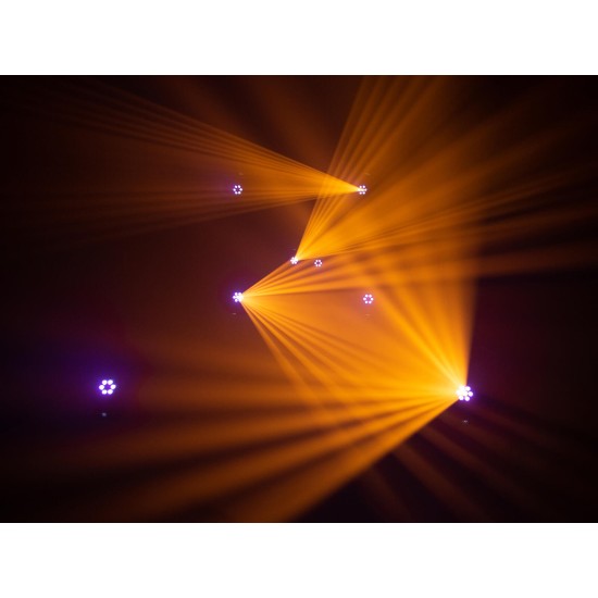 EUROLITE LED TMH-H90: Proiettore LED Spot/Wash ibrido COB per Illuminazione Scenografica