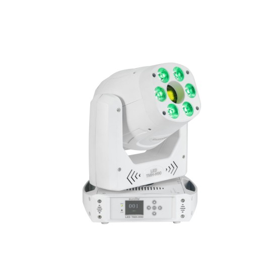 Testa Mobile LED ibrida Eurolite TMH-H90: Spot e Wash con Effetto Luce DMX