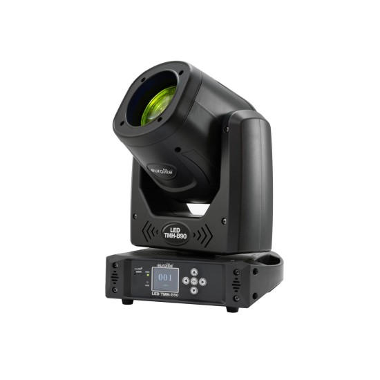 EUROLITE LED TMH-B90 Moving Head Beam: Proiettore LED da Palco con Effetto Luce DMX