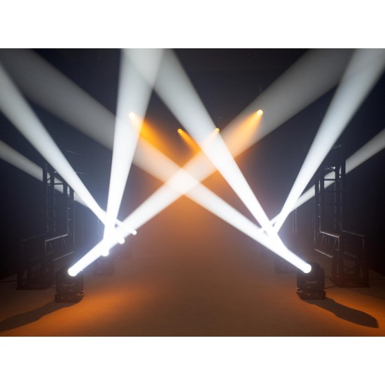EUROLITE LED TMH-B90 Moving Head Beam: Proiettore LED da Palco con Effetto Luce DMX