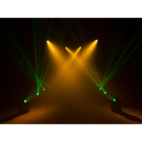 EUROLITE LED TMH-B90 Moving Head Beam: Proiettore LED da Palco con Effetto Luce DMX
