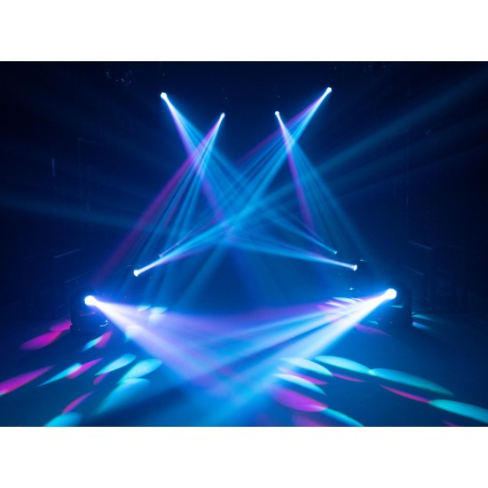 EUROLITE LED TMH-B90 Moving Head Beam: Proiettore LED da Palco con Effetto Luce DMX