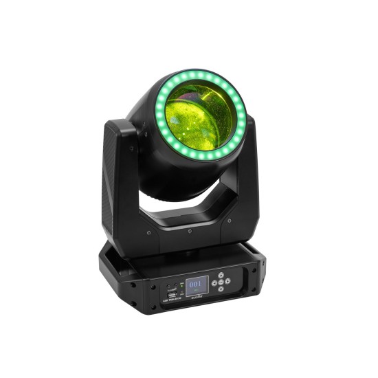 EUROLITE LED TMH-B120 Hypno Moving Head Beam con Anello Hypno e Ruota Gobo