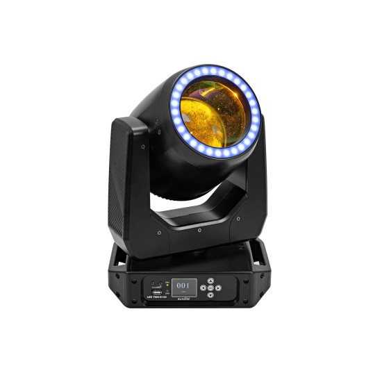 EUROLITE LED TMH-B120 Hypno Moving Head Beam con Anello Hypno e Ruota Gobo