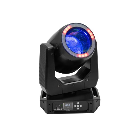 EUROLITE LED TMH-B120 Hypno Moving Head Beam con Anello Hypno e Ruota Gobo