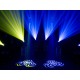 EUROLITE TMH-H180 Hybrid Moving Head Spot/Wash LED 200W: Testa mobile con Gobo rotanti, ruota colori e prisma per palco ed eventi