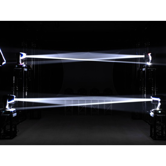 EUROLITE LED TMH-S180: Testa Mobile Spot LED 200W con Effetti Gobo e Prisma