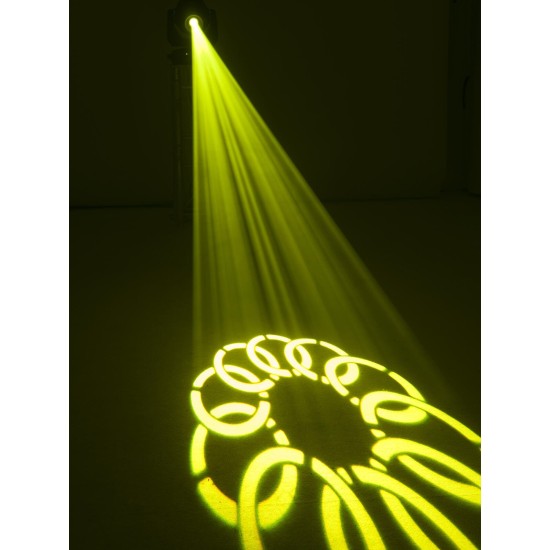 EUROLITE LED TMH-S180: Testa Mobile Spot LED 200W con Effetti Gobo e Prisma