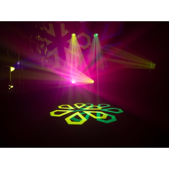 EUROLITE LED TMH-S400 CMY Testa Mobile LED 400W per Effetti Luce DMX