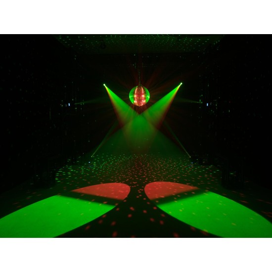 EUROLITE LED TCL-150 Color Changer COB 30W con ruota gobo e colori – Effetto luce compatto DMX per eventi e DJ