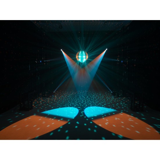 EUROLITE LED TCL-150 Color Changer COB 30W con ruota gobo e colori – Effetto luce compatto DMX per eventi e DJ